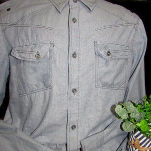 Eighty Eight Long Sleeve Dress Button Up